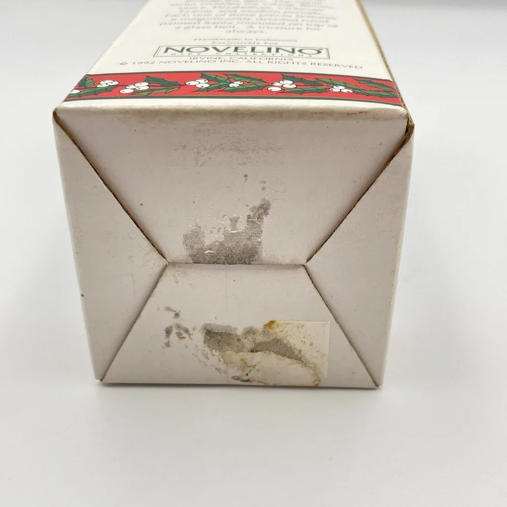 NIB Novelino Christmas Through The Ages Viking Santa Bell‎ Vintage 1992 #CTA401
